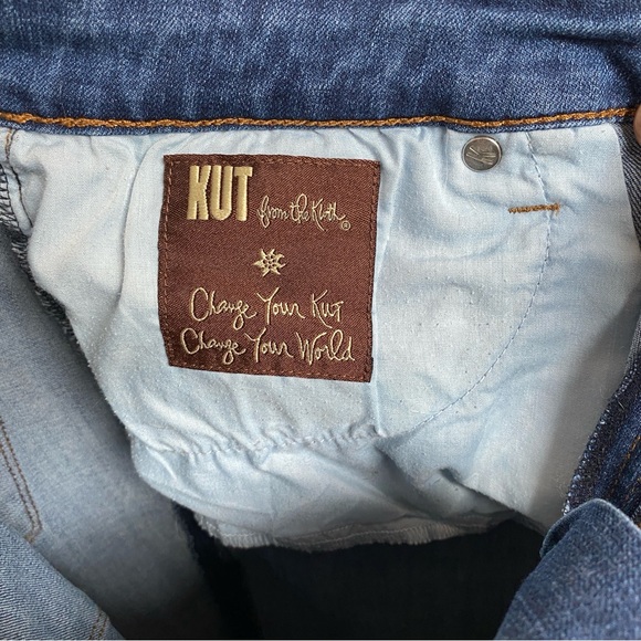 Kut From The Kloth Carrie Boyfriend Mid Rise Denim Blue Jeans Sz 16 - Picture 9 of 11